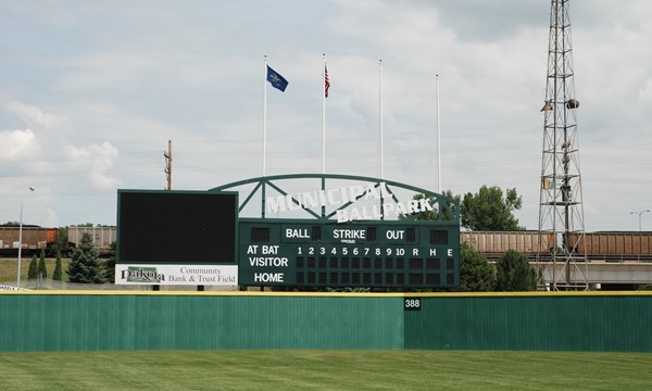Municipal Ball Park Scoreboard